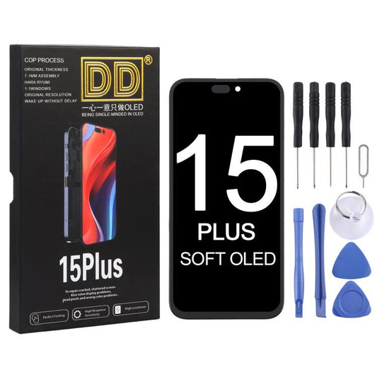 For iPhone 15 Plus DD Soft OLED Screen - LCD Related Parts by buy2fix | Online Shopping UK | buy2fix
