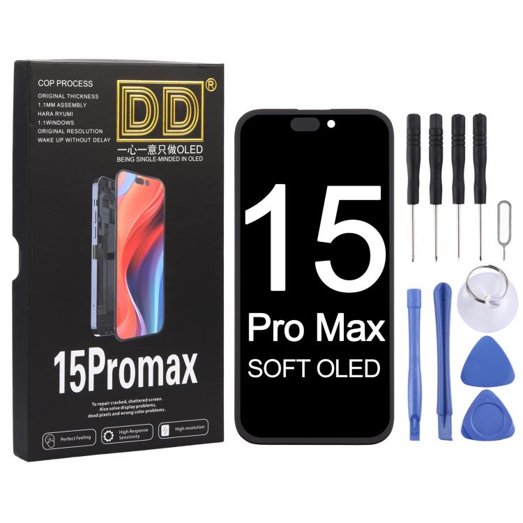 For iPhone 15 Pro Max DD Soft OLED Screen - LCD Related Parts by buy2fix | Online Shopping UK | buy2fix
