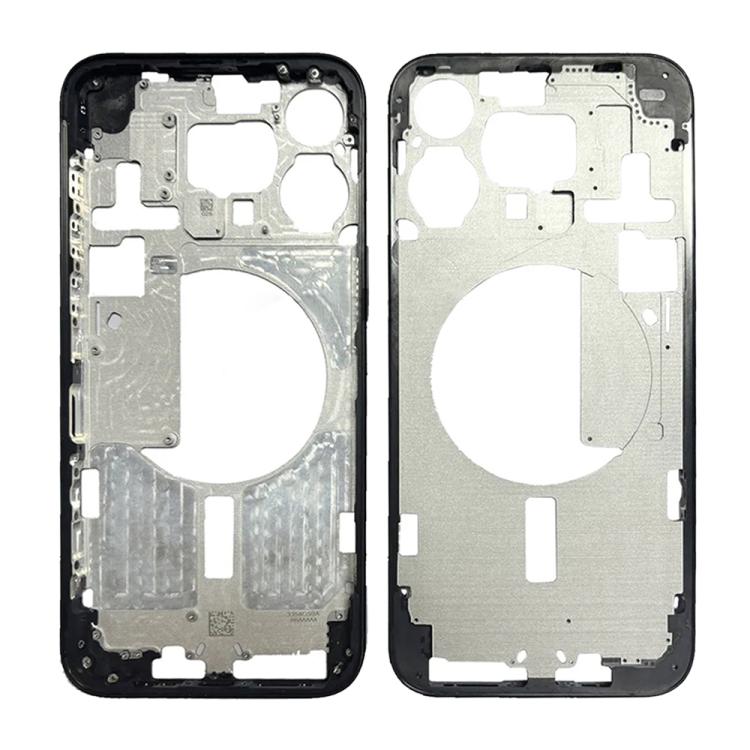 For iPhone 15 Pro Max Middle Frame Bezel Plate, Version:US Version (Black) - LCD Related Parts by buy2fix | Online Shopping UK | buy2fix