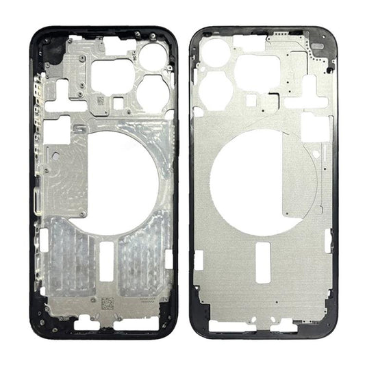 For iPhone 15 Pro Max Middle Frame Bezel Plate, Version:US Version (Black) - LCD Related Parts by buy2fix | Online Shopping UK | buy2fix