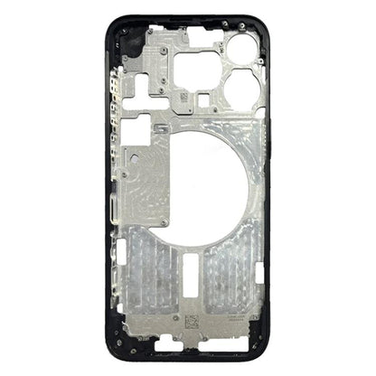 For iPhone 15 Pro Max Middle Frame Bezel Plate with Side Keys + Card Tray, Version:CE EU Version (Black) - LCD Related Parts by buy2fix | Online Shopping UK | buy2fix