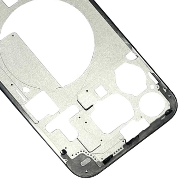 For iPhone 15 Pro Max Middle Frame Bezel Plate with Side Keys + Card Tray, Version:CE EU Version (Black) - LCD Related Parts by buy2fix | Online Shopping UK | buy2fix