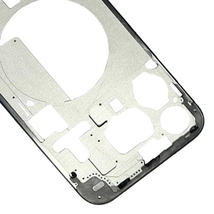 For iPhone 15 Pro Max Middle Frame Bezel Plate with Side Keys + Card Tray, Version:CE EU Version (Black) - LCD Related Parts by buy2fix | Online Shopping UK | buy2fix