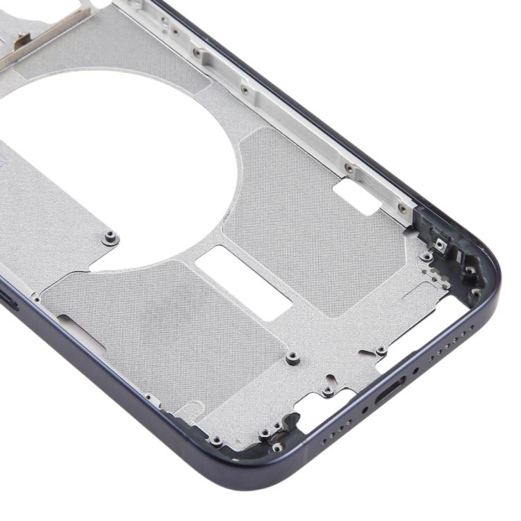 For iPhone 15 Pro Max Middle Frame Bezel Plate with Side Keys + Card Tray, Version:CE EU Version (Blue) - LCD Related Parts by buy2fix | Online Shopping UK | buy2fix