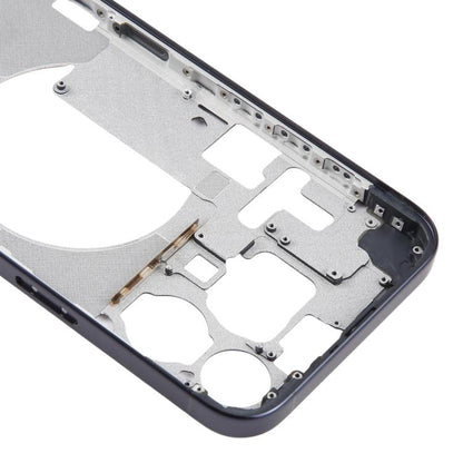 For iPhone 15 Pro Max Middle Frame Bezel Plate with Side Keys + Card Tray, Version:CE EU Version (Blue) - LCD Related Parts by buy2fix | Online Shopping UK | buy2fix