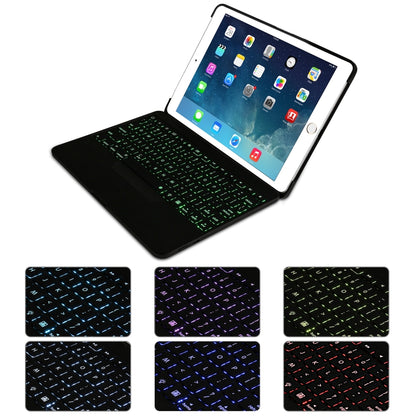 F611 Detachable Colorful Backlight Aluminum Backplane Wireless Bluetooth Keyboard Tablet Case for iPad Air 2 / 9.7 (2018) / 9.7 inch (2017) / Air / Pro 9.7 inch (Rose Gold) - Universal by buy2fix | Online Shopping UK | buy2fix