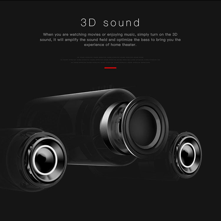 Bluedio US Wireless Bluetooth Satellite Speaker System with Mic(Black) - Desktop Speaker by Bluedio | Online Shopping UK | buy2fix