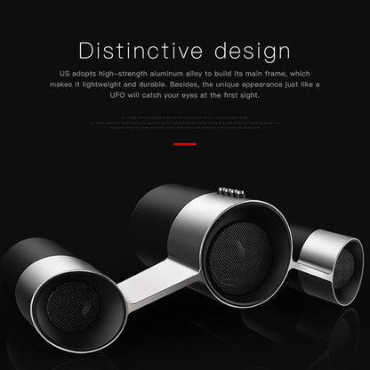 Bluedio US Wireless Bluetooth Satellite Speaker System with Mic(Black) - Desktop Speaker by Bluedio | Online Shopping UK | buy2fix