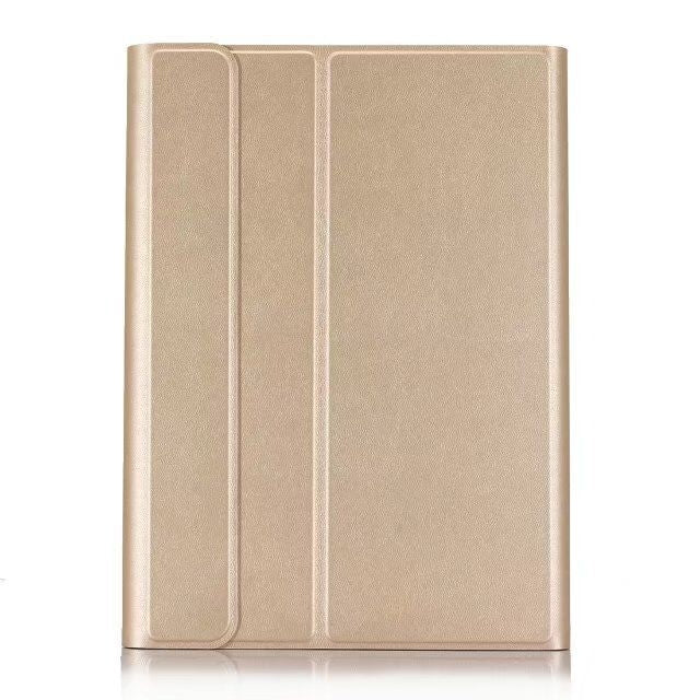 Detachable Bluetooth Keyboard + Horizontal Flip Leather Tablet Case with Holder for iPad Pro 9.7 inch, iPad Air, iPad Air 2, iPad 9.7 inch (2017), iPad 9.7 inch (2018) (Gold) by buy2fix