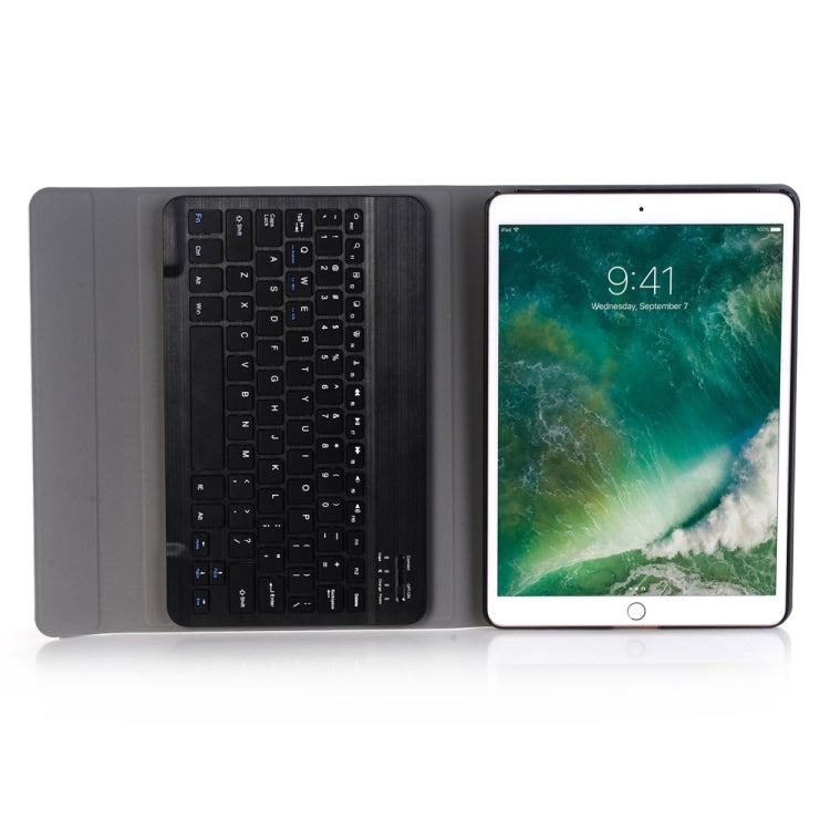 A102 For iPad 10.2 inch Ultra-thin Detachable Bluetooth Keyboard Leather Tablet Case with Stand Function(Black) - Universal by buy2fix | Online Shopping UK | buy2fix