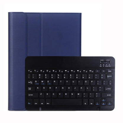 A102 For iPad 10.2 inch Ultra-thin Detachable Bluetooth Keyboard Leather Tablet Case with Stand Function(Dark Blue) - Universal by buy2fix | Online Shopping UK | buy2fix