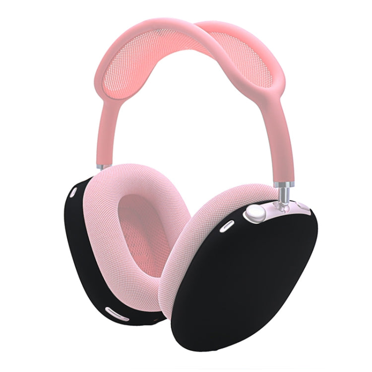 A Pair Full Coverage Anti-scratch Silicone Headphone Protective Case for AirPods Max(Black) by buy2fix