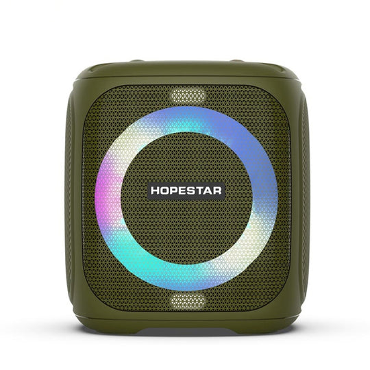 HOPESTAR Party100 Bluetooth 5.0 Portable Waterproof Wireless Bluetooth Speaker with Mobile Charging Function (Green)