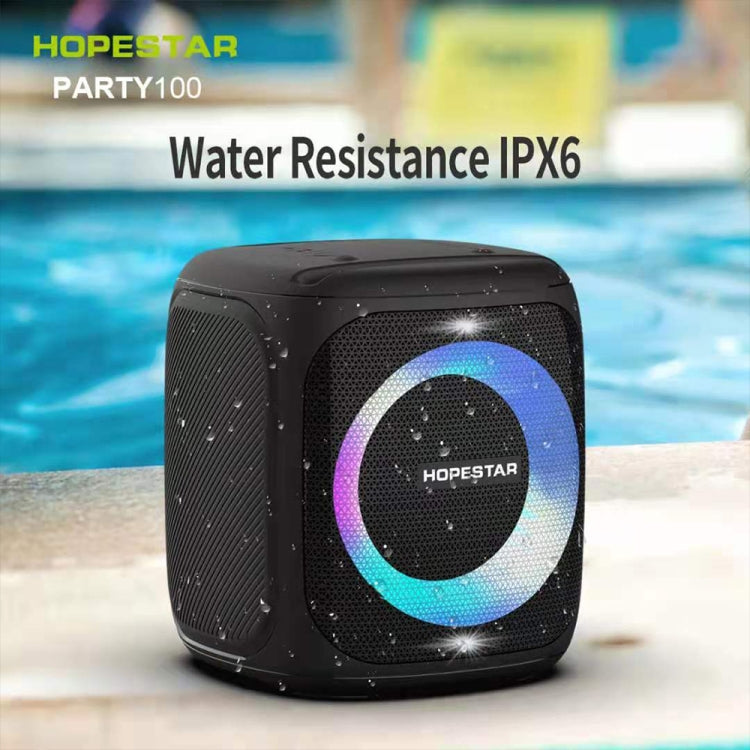 HOPESTAR Party100 Bluetooth 5.0 Portable Waterproof Wireless Bluetooth Speaker with Mobile Charging Function (Green) - Desktop Speaker by HOPESTAR | Online Shopping UK | buy2fix