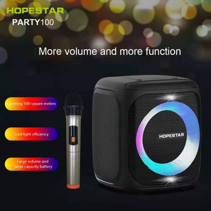 HOPESTAR Party100 Bluetooth 5.0 Portable Waterproof Wireless Bluetooth Speaker with Mobile Charging Function (Green) - Desktop Speaker by HOPESTAR | Online Shopping UK | buy2fix