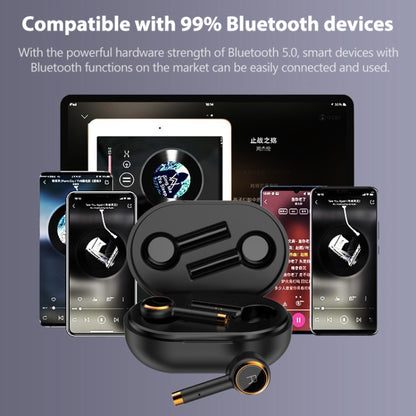 L2 TWS Stereo Bluetooth 5.0 Wireless Earphone with Charging Box, Support Automatic Pairing(Black) - TWS Earphone by buy2fix | Online Shopping UK | buy2fix