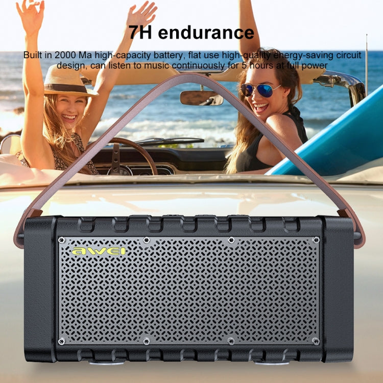awei Y668 20W TWS Outdoor Bluetooth Speaker - Desktop Speaker by awei | Online Shopping UK | buy2fix
