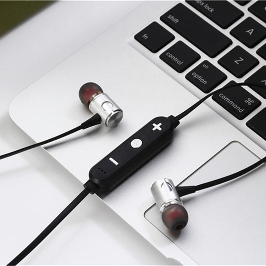 MG-G20 Bluetooth 4.2 Sport Wireless Bluetooth Earphone, Support Card(Silver) by buy2fix