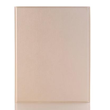 A09B Bluetooth 3.0 Ultra-thin ABS Detachable Bluetooth Keyboard Leather Tablet Case for iPad Air / Pro 10.5 inch (2019), with Pen Slot & Holder (Gold) by buy2fix