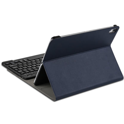 A11 Bluetooth 3.0 Ultra-thin ABS Detachable Bluetooth Keyboard Leather Tablet Case for iPad Pro 11 inch （2018）, with Holder (Dark Blue) - For iPad Pro by buy2fix | Online Shopping UK | buy2fix