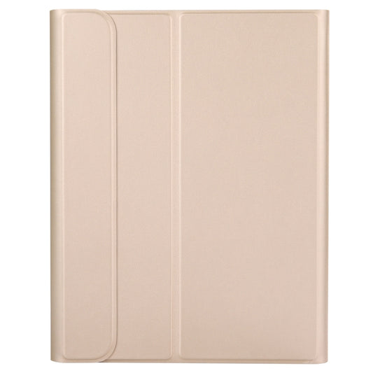 A11B Bluetooth 3.0 Ultra-thin ABS Detachable Bluetooth Keyboard Leather Tablet Case for iPad Air 4 / Air 5 / Pro 11 inch 2022 / 2021 / 2020 / 2018, with Pen Slot & Holder (Gold) by buy2fix