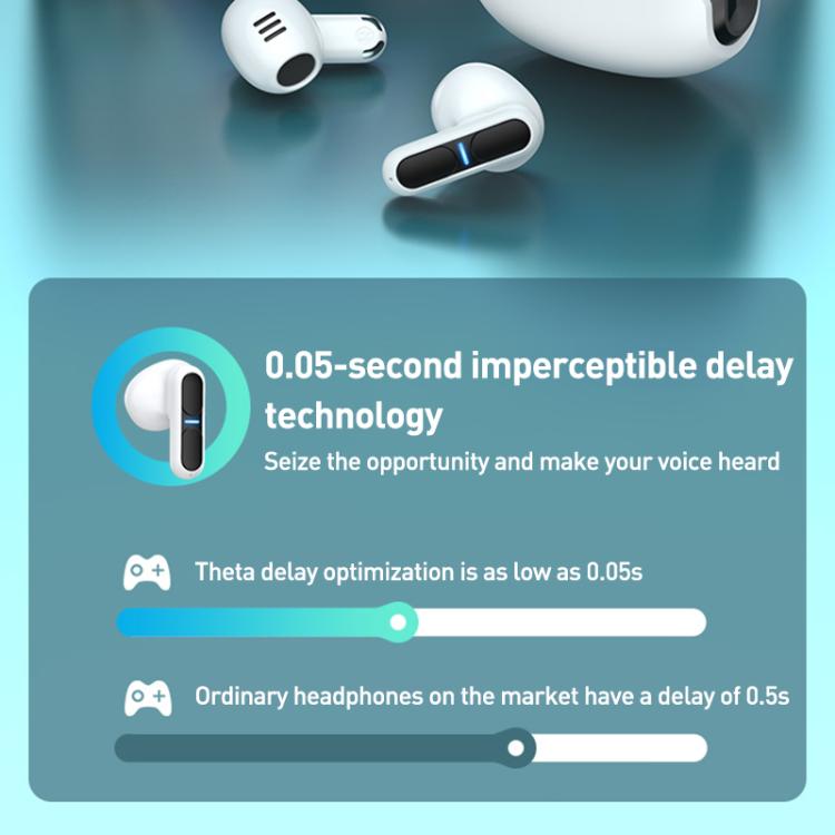 Langsdom TG11 Noise Reduction Wireless Bluetooth Earphone (White) - Bluetooth Earphone by Langsdom | Online Shopping UK | buy2fix