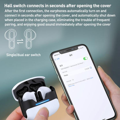 Langsdom TG11 Noise Reduction Wireless Bluetooth Earphone (White) - Bluetooth Earphone by Langsdom | Online Shopping UK | buy2fix