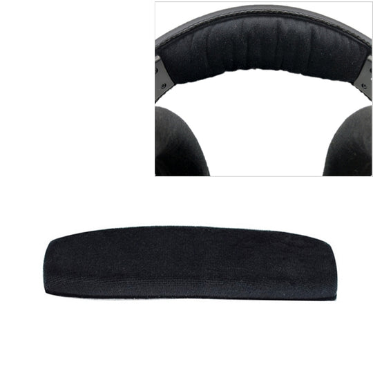 2 pièces pour Sennheiser HD515/HD555/HD595/HD598/HD558/PC360 bandeau de remplacement en flanelle couvre-chef de faisceau de tête (noir)