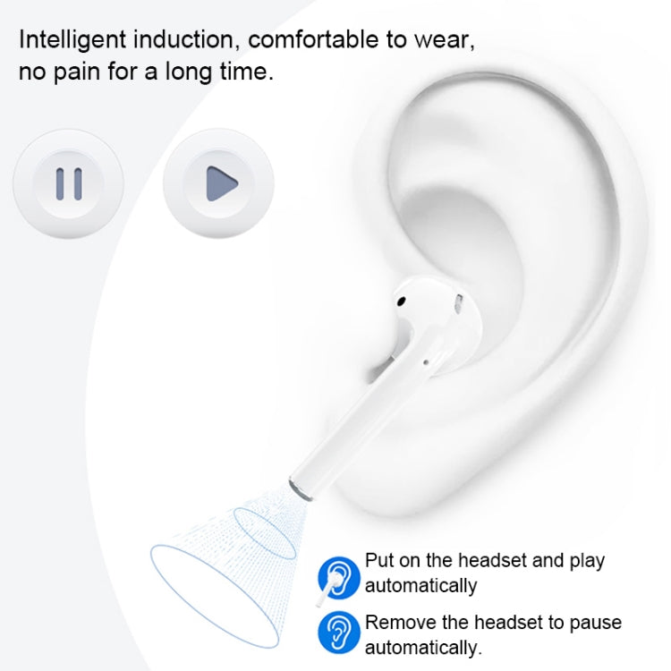 WIWU Airbuds Optical Sensor Bluetooth 5.0 TWS Dual Host Design Wireless Bluetooth Earphone - TWS Earphone by WIWU | Online Shopping UK | buy2fix