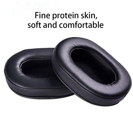 1 Pair Soft Sponge Earmuff Headphone Jacket for Audio-technica ATH-MSR7 / M50X / M20 / M40 / M40X(Black) by buy2fix