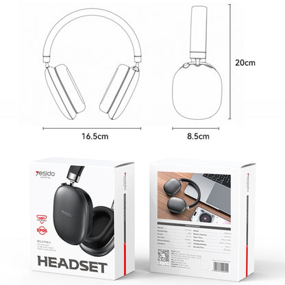 Yesido EP05  Over-Ear Noise Reduction Bluetooth Headset - Headset & Headphone by Yesido | Online Shopping UK | buy2fix