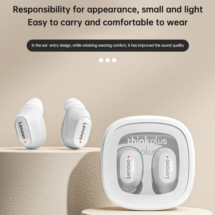 Lenovo XT62 Bluetooth 5.3 In-Ear Noise Reduction Wireless Bluetooth Earphone (White) - Bluetooth Earphone by Lenovo | Online Shopping UK | buy2fix