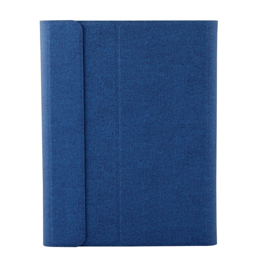 3018 Detachable Bluetooth 3.0 Aluminum Alloy Keyboard + Imitation Cloth Texture Leather Tablet Case for iPad Air / Air 2 / iPad Pro 9.7 inch, with Sleep / Water Repellent Function(Blue) by buy2fix