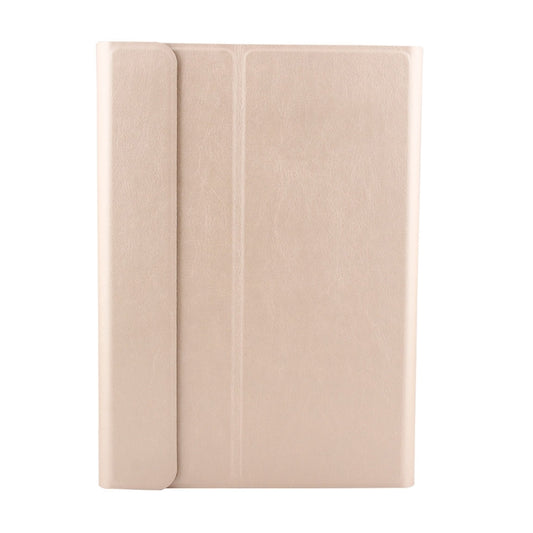 FT-1030 Bluetooth 3.0 ABS Brushed Texture Keyboard + Skin Texture Leather Tablet Case for iPad Air / Air 2 / iPad Pro 9.7 inch, with Three-gear Angle Adjustment / Magnetic / Sleep Function (Gold) by buy2fix