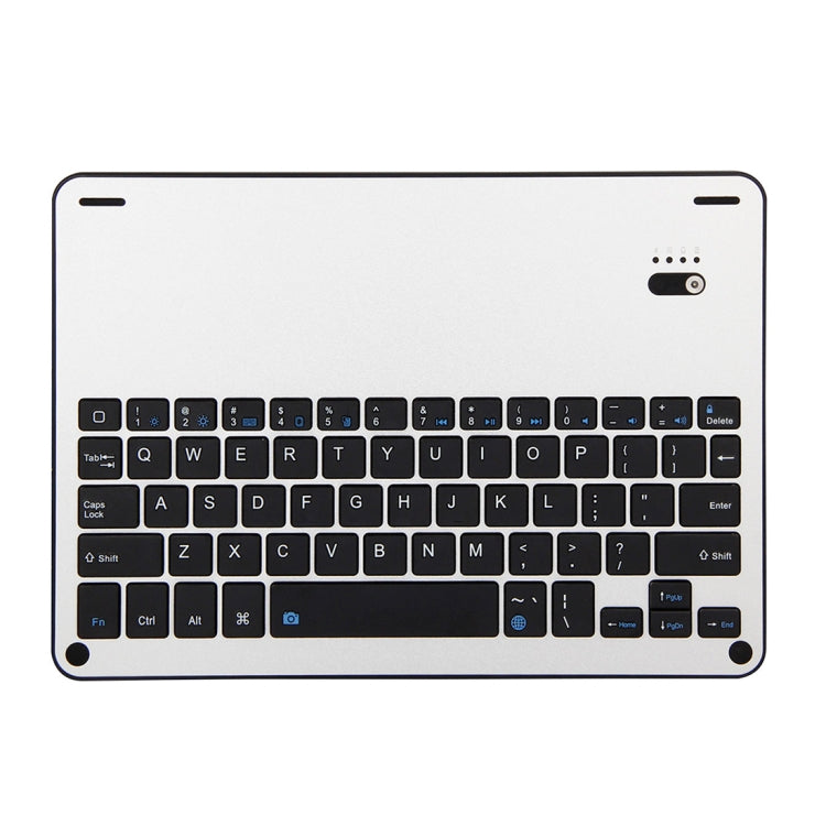 FT-1038B Detachable Bluetooth 3.0 Aluminum Alloy Keyboard + Lambskin Texture Leather Tablet Case for iPad Air / Air 2 / iPad Pro 9.7 inch, with Water Repellent / Three-gear Angle Adjustment / Magnetic / Sleep Function (Black) by buy2fix