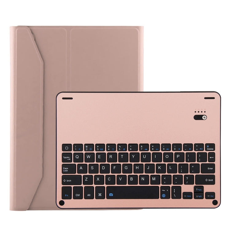 FT-1038B Detachable Bluetooth 3.0 Aluminum Alloy Keyboard + Lambskin Texture Leather Tablet Case for iPad Air / Air 2 / iPad Pro 9.7 inch, with Water Repellent / Three-gear Angle Adjustment / Magnetic / Sleep Function (Pink) by buy2fix