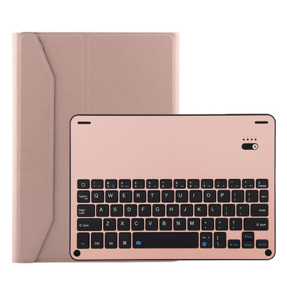 FT-1038B Detachable Bluetooth 3.0 Aluminum Alloy Keyboard + Lambskin Texture Leather Tablet Case for iPad Air / Air 2 / iPad Pro 9.7 inch, with Water Repellent / Three-gear Angle Adjustment / Magnetic / Sleep Function (Pink) by buy2fix