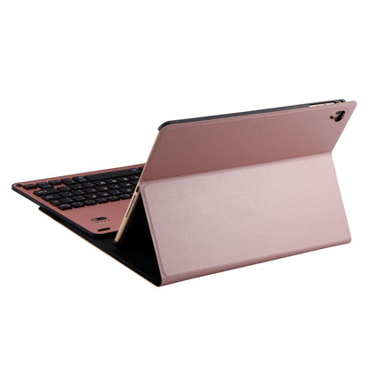 FT-1038B Detachable Bluetooth 3.0 Aluminum Alloy Keyboard + Lambskin Texture Leather Tablet Case for iPad Air / Air 2 / iPad Pro 9.7 inch, with Water Repellent / Three-gear Angle Adjustment / Magnetic / Sleep Function (Pink) by buy2fix