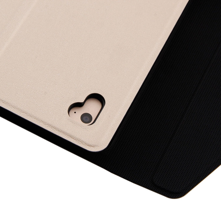 FT-1038B Detachable Bluetooth 3.0 Aluminum Alloy Keyboard + Lambskin Texture Leather Tablet Case for iPad Air / Air 2 / iPad Pro 9.7 inch, with Water Repellent / Three-gear Angle Adjustment / Magnetic / Sleep Function (Gold) by buy2fix