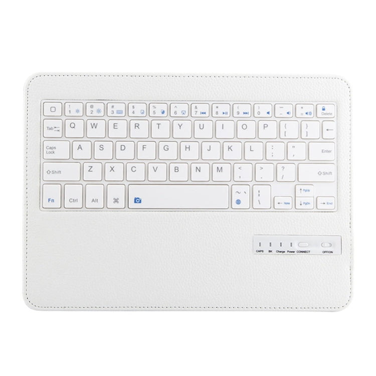 IP011 Detachable Bluetooth 3.0 ABS Keyboard + Litchi Texture Leather Tablet Case for iPad Pro 11 inch (2018), with Sleep Function (White) - For iPad Pro by buy2fix | Online Shopping UK | buy2fix