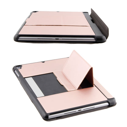 T-201D Detachable Bluetooth 3.0 Ultra-thin Keyboard + Lambskin Texture Leather Tablet Case for iPad Air / Air 2 / iPad Pro 9.7 inch, Support Multi-angle Adjustment / Backlight (Pink) by buy2fix