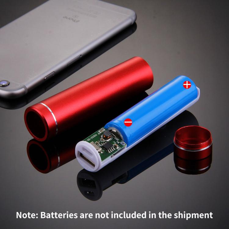 Portable High-efficiency Single 18650 Battery Power Bank Shell Box with USB Output & Indicator Light, For iPhone, iPad, Samsung, LG, Sony Ericsson, MP4, PSP, Camera, Battery Not Included, Random Color Delivery by buy2fix