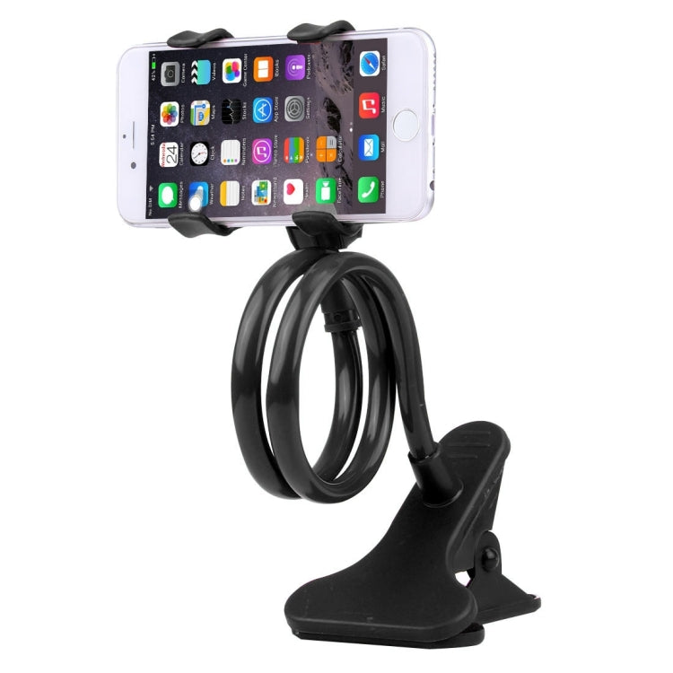 Universal Multifunctional Flexible Long Arm Lazy Bracket Desktop Headboard Bedside Car Phone Holder Stand Tablet Mount(Black) by buy2fix