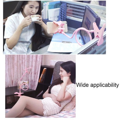 Universal Multifunctional Flexible Long Arm Lazy Bracket Desktop Headboard Bedside Car Phone Holder Stand Tablet Mount(Black) by buy2fix