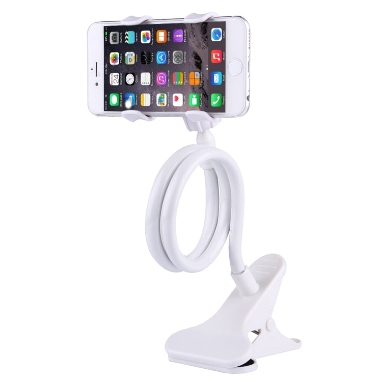 Universal Multifunctional Flexible Long Arm Lazy Bracket Desktop Headboard Bedside Car Phone Holder Stand Tablet Mount(White) by buy2fix