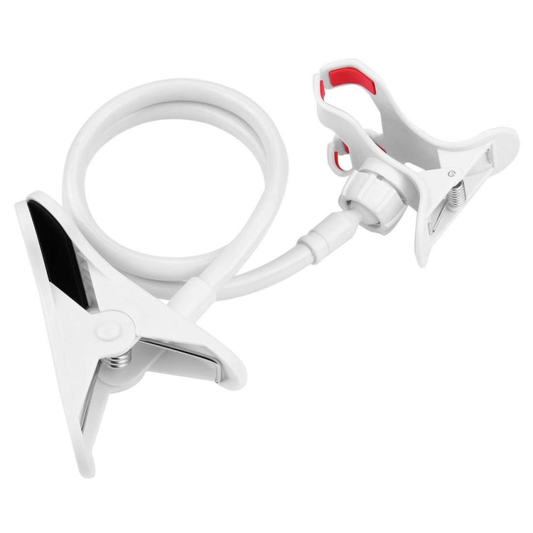 Universal Multifunctional Flexible Long Arm Lazy Bracket Desktop Headboard Bedside Car Phone Holder Stand Tablet Mount(White) by buy2fix