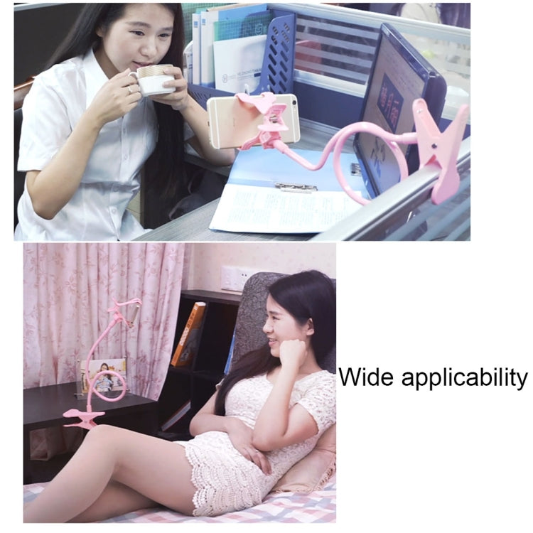 Universal Multifunctional Flexible Long Arm Lazy Bracket Desktop Headboard Bedside Car Phone Holder Stand Tablet Mount(White) by buy2fix