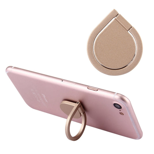Universal 360 Degree Rotation Drops of water Style Ring Phone Holder Stand(Gold) by buy2fix