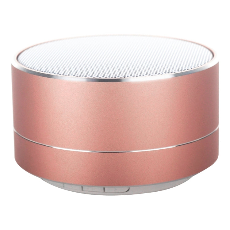 A10 Mini Portable Bluetooth Speaker Built-in MIC & LED, Support Hands-free Calls & TF Card(Rose Gold) - Desktop Speaker by buy2fix | Online Shopping UK | buy2fix
