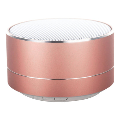 A10 Mini Portable Bluetooth Speaker Built-in MIC & LED, Support Hands-free Calls & TF Card(Rose Gold) - Desktop Speaker by buy2fix | Online Shopping UK | buy2fix